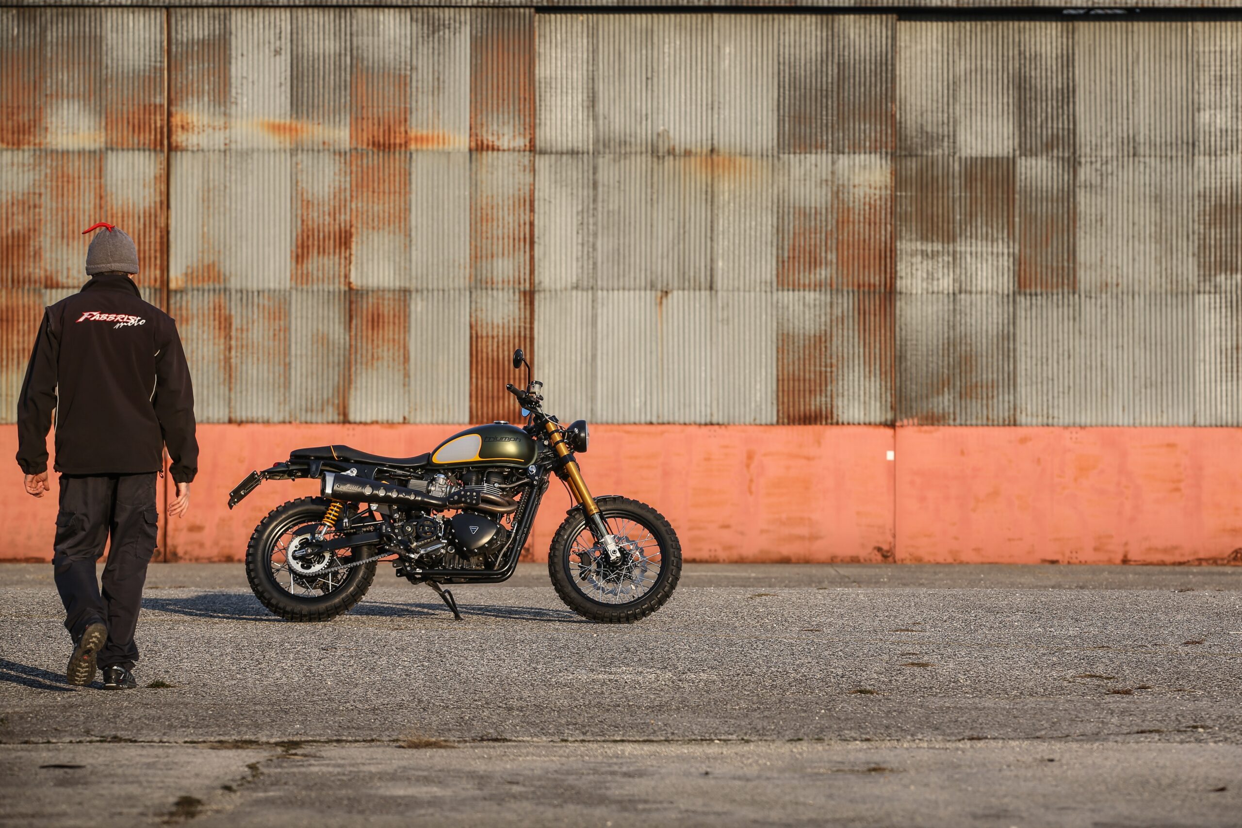 La nostra triumph scrambler su internet