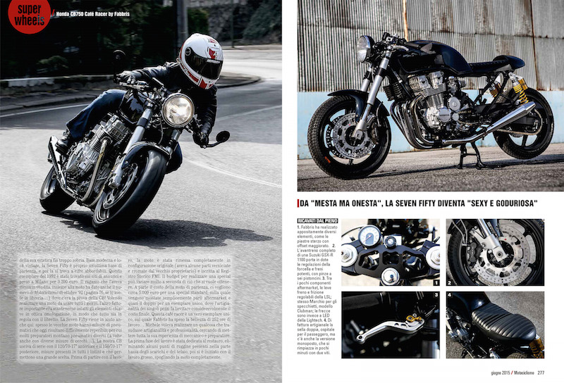 Honda BD750 Cafè Racer by Fabbris Moto Motociclismo pag 2